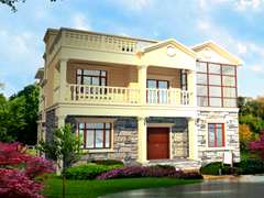 另類(lèi)的輕鋼別墅戶(hù)型 簡(jiǎn)潔大方