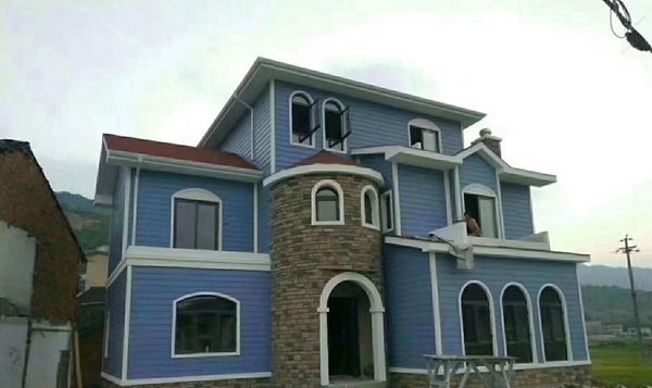 輕鋼別墅-私人定制藍色風情(圖1)