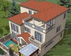 歐式三層別墅，豪華價優，該建棟這樣的和家人享受生活