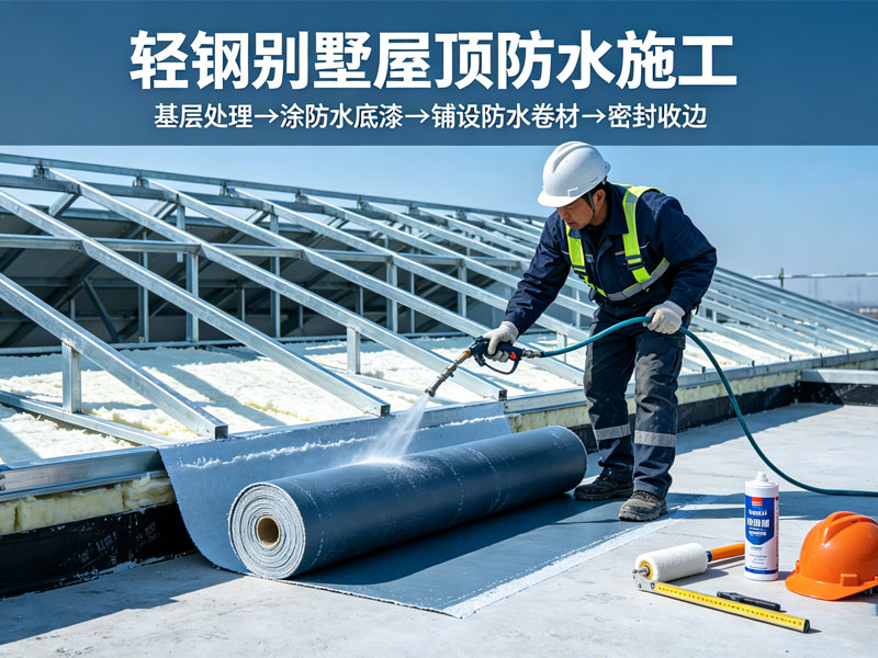 輕鋼別墅露臺滲水無解？漢良睿婕專業工程師的三層防水方案