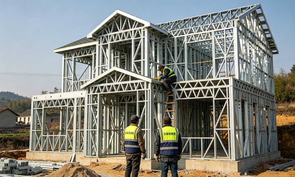 湖北建輕鋼別墅多少錢？有補貼嗎？(圖1)